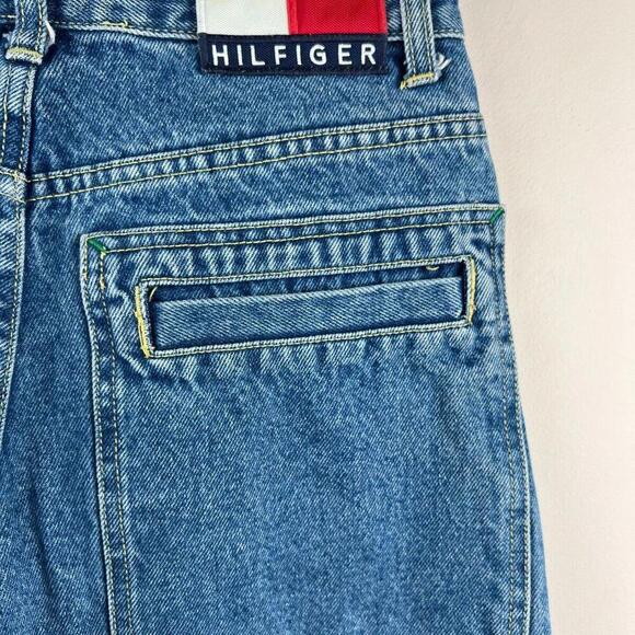Y2k Tommy Hilfiger Baggy Jeans women's size 5 Vintage Jeans 28 waist - Picture 4 of 9